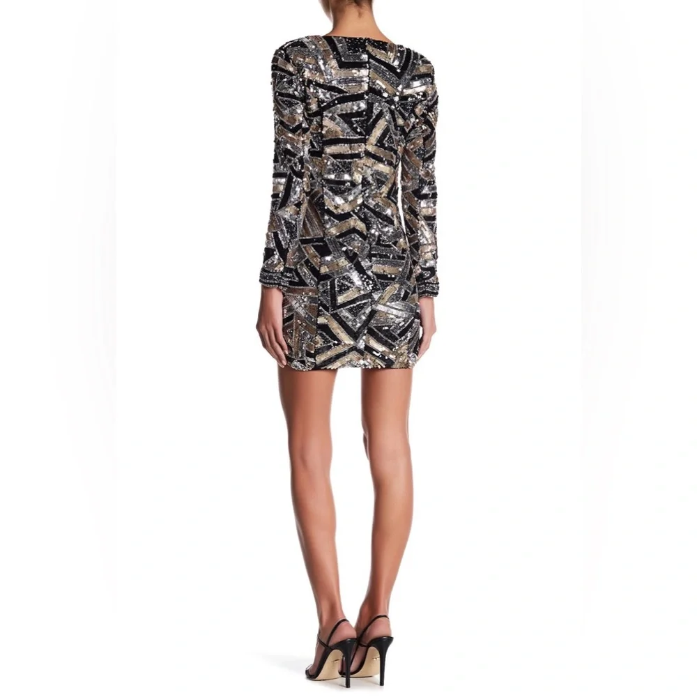 NBD x Gloria Sequin Cocktail Dress
